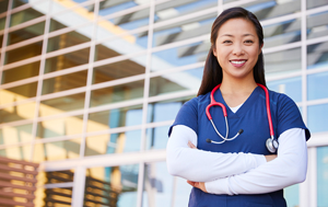 picture of female nurse smiling