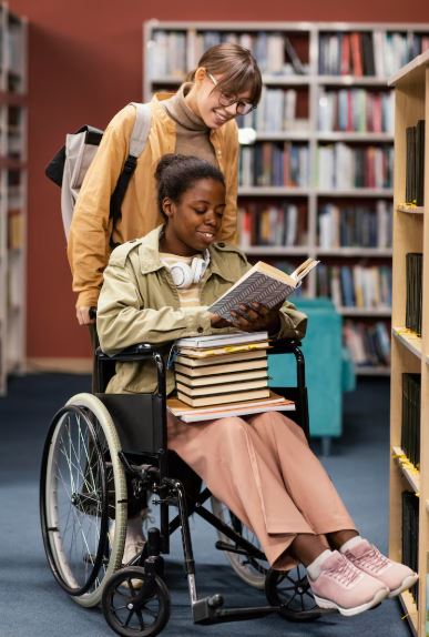 Students using assistive techncology